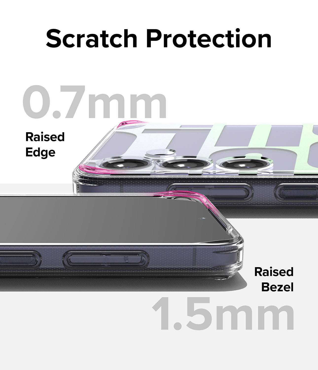 Galaxy S24 Plus Case | Fusion Design - Seoul - Scratch Protection Raised Edge and Raised Bezel.
