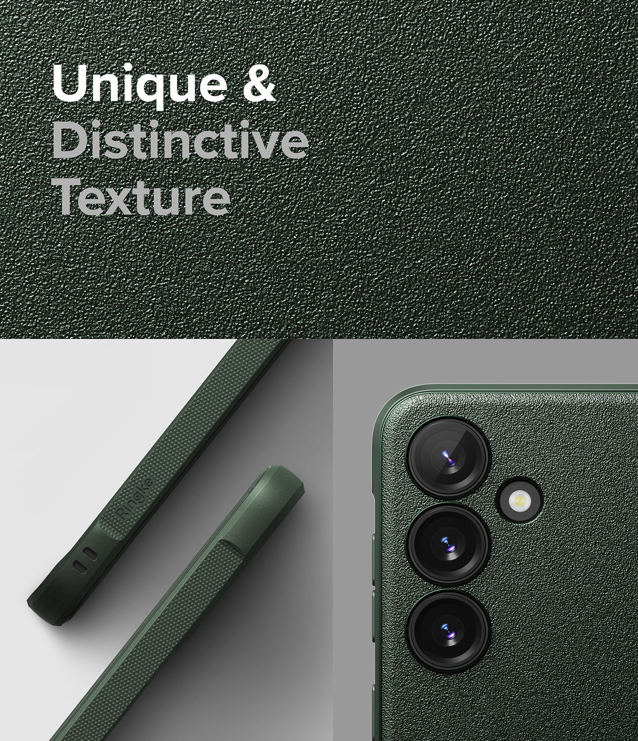 Galaxy S24 Plus Case | Onyx - Dark Green - Unique and Distinctive Texture.