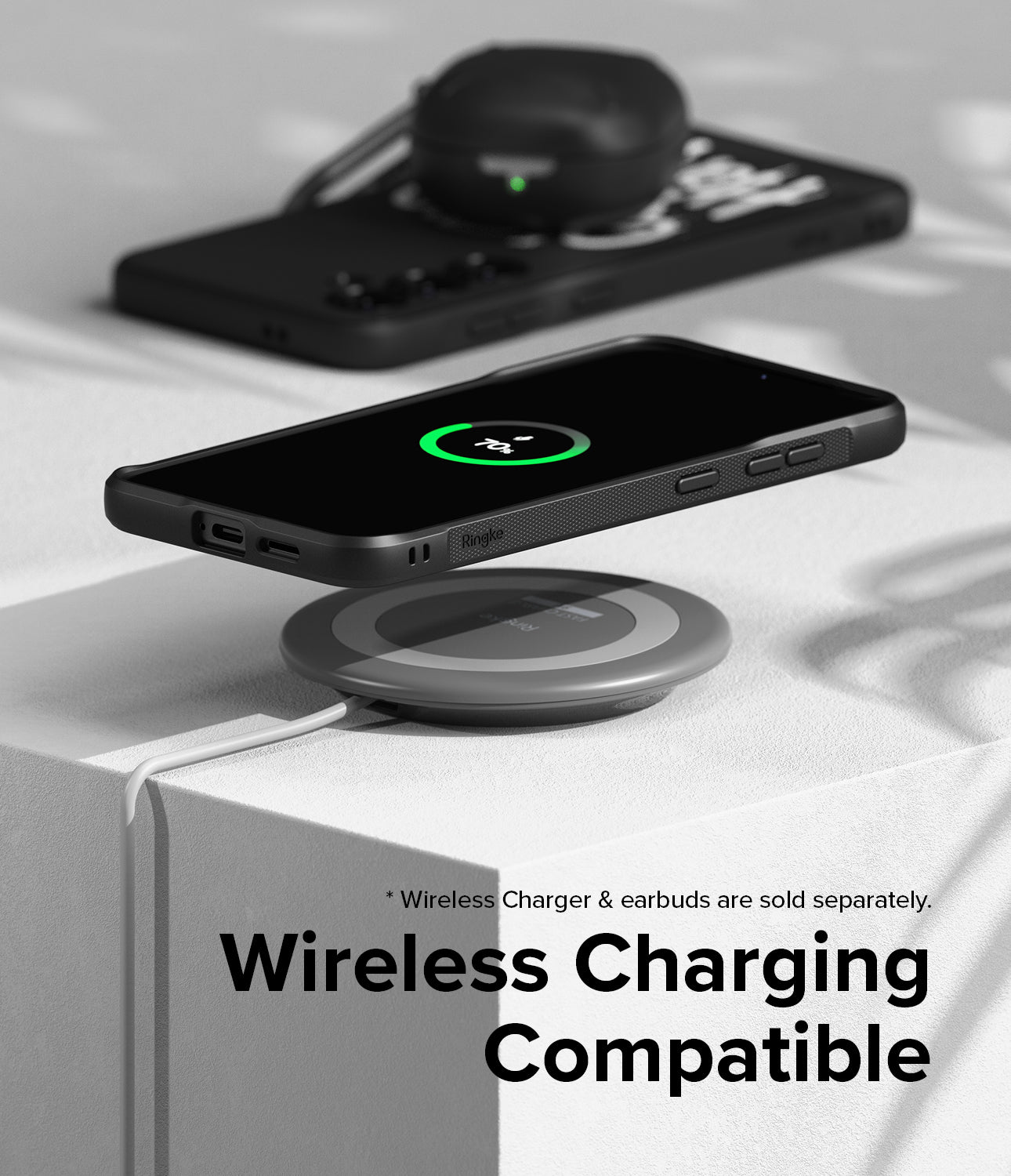 Galaxy S24 Plus Case | Onyx Design - Graffiti 2 - Wireless Charging Compatible.
