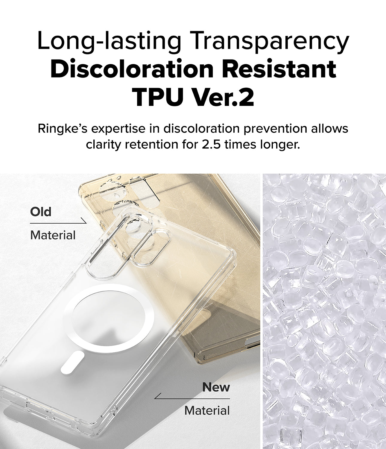 Galaxy S25 Ultra Fusion Magnetic Matte | Long-lasting Transparency Discoloration Resistant TPU Ver.2