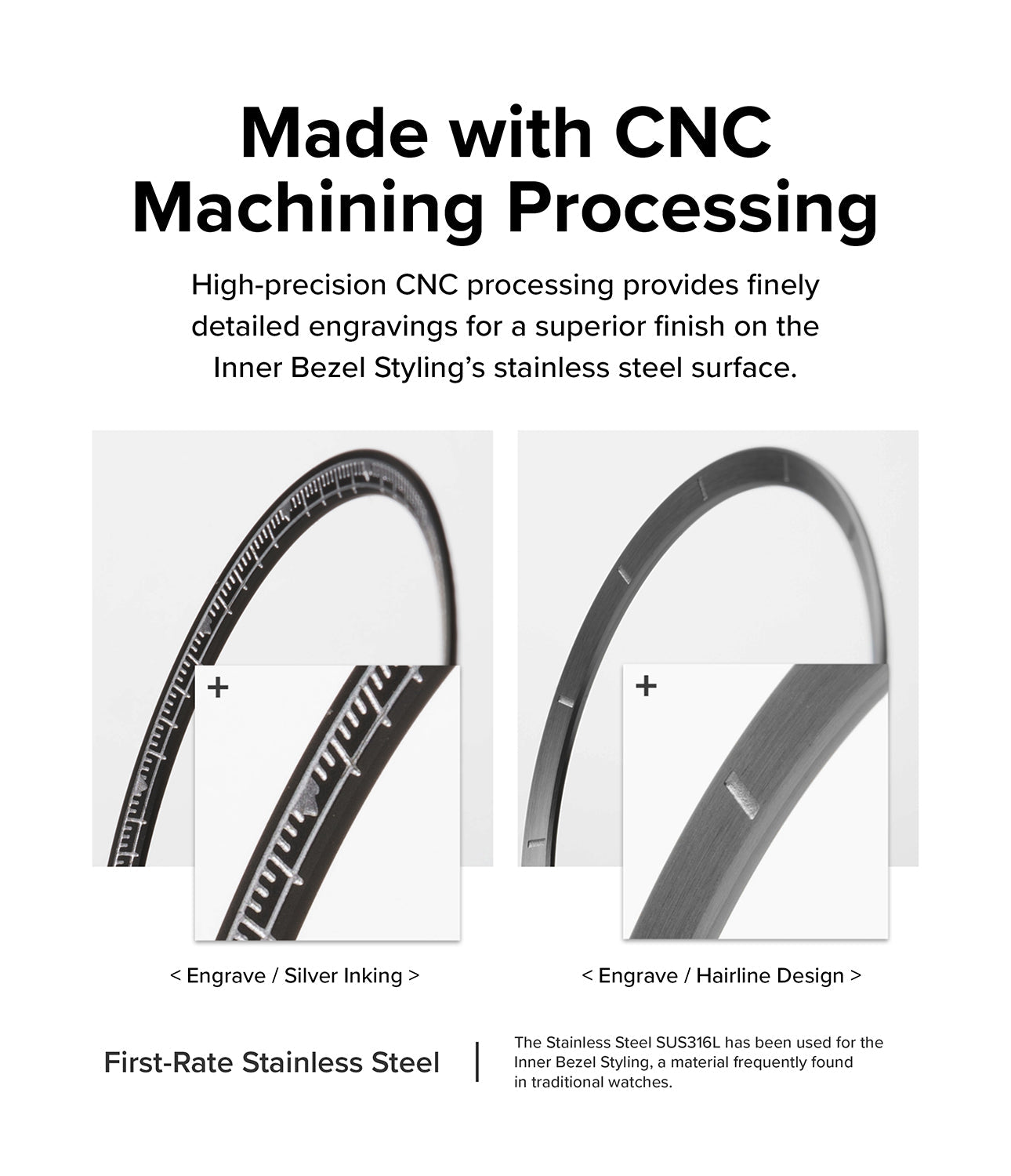 Galaxy Watch 4 Classic 42mm | Inner Bezel Styling 42-IN-01 Silver