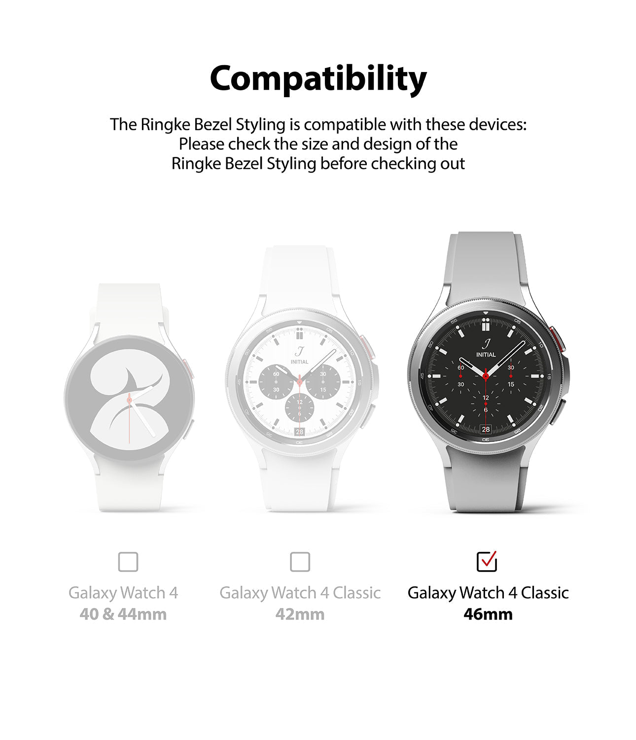 Galaxy Watch 4 Classic 46mm 46-42 - Ringke Official Store