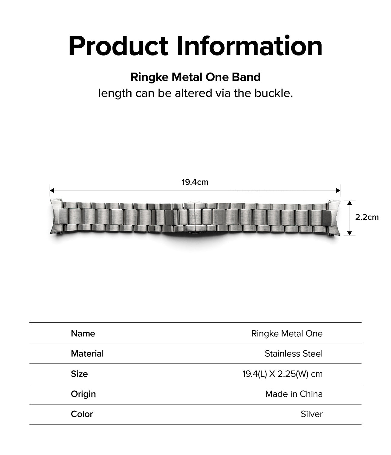 Galaxy Watch 4 Classic 42mm | Metal One Band - Ringke Official Store