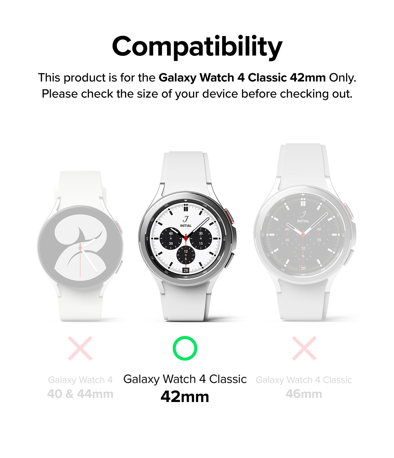 Galaxy Watch 4 Classic 42mm | Metal One Band - Ringke Official Store
