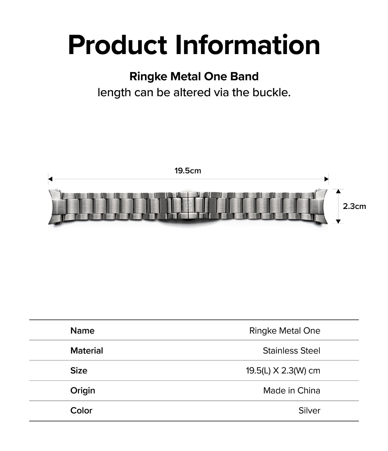 Galaxy Watch 4 40mm | Metal One Band - Ringke Official Store