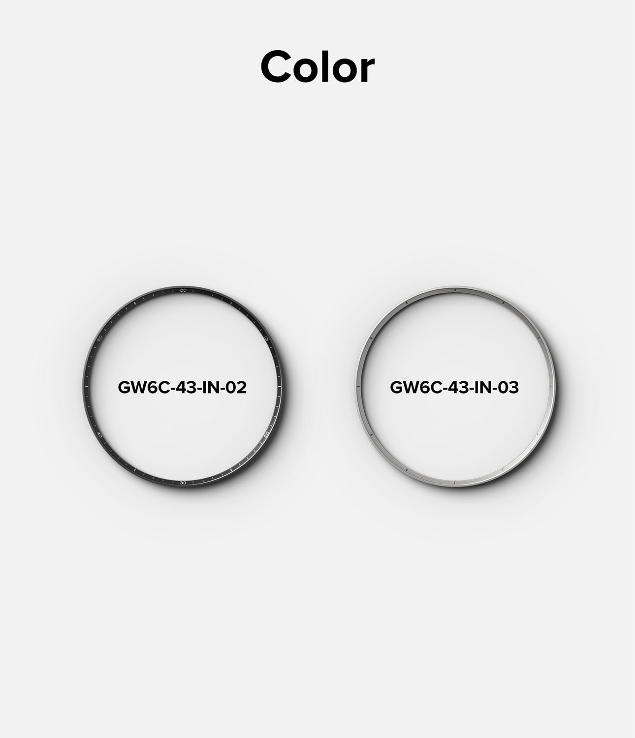 Galaxy Watch 6 Classic 43mm - Inner Bezel Styling - Style and Protection in One - Easy to Install