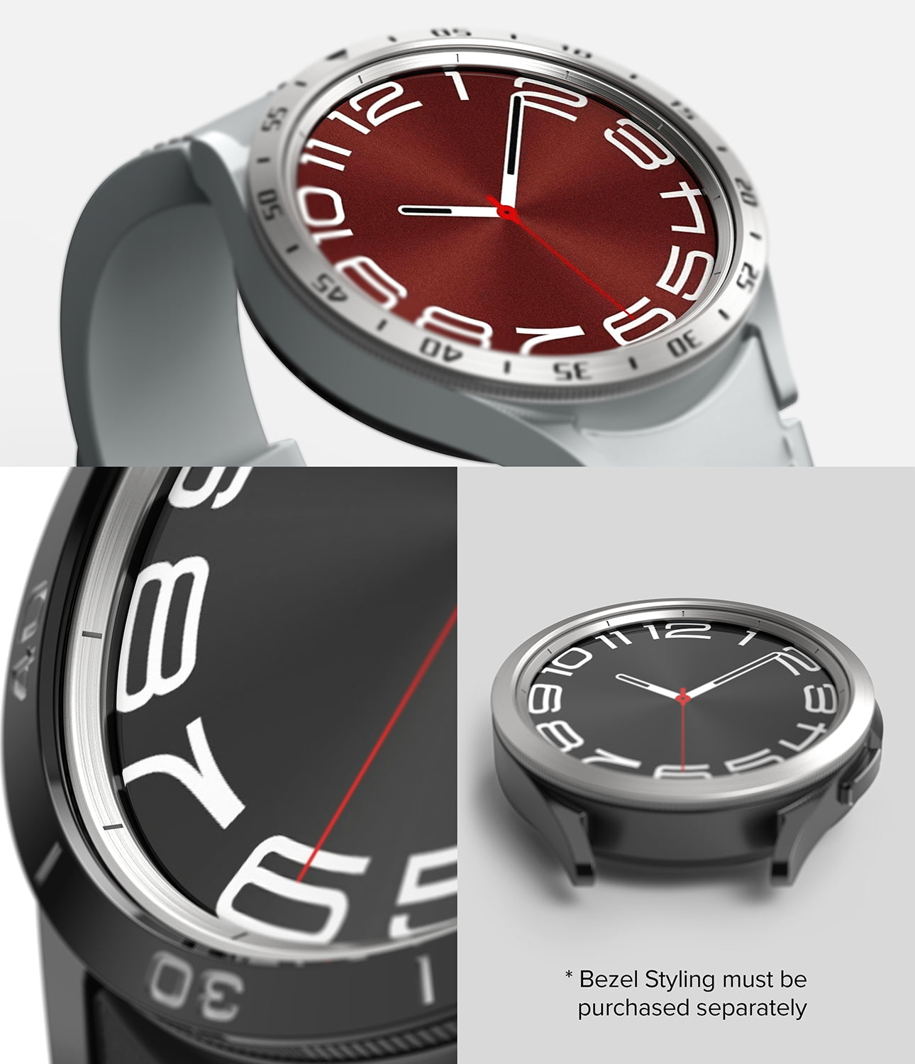 Galaxy Watch 6 Classic 43mm - Inner Bezel Styling - Style and Protection in One - Easy to Install