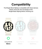 Galaxy Watch 6 40mm | Premium Bezel Styling 40-80-Black