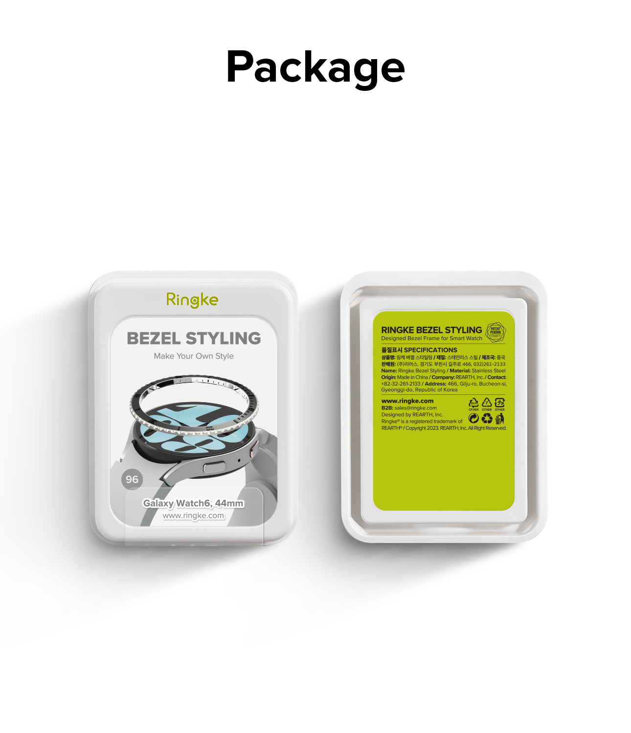 Galaxy Watch 6 44mm - Bezel Styling Premium - 44-96 Black