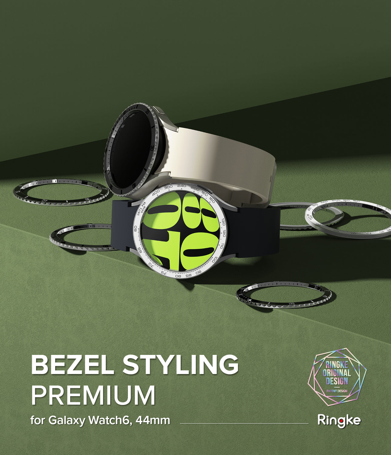 Galaxy Watch 6 44mm - Bezel Styling Premium - 44-96 Black