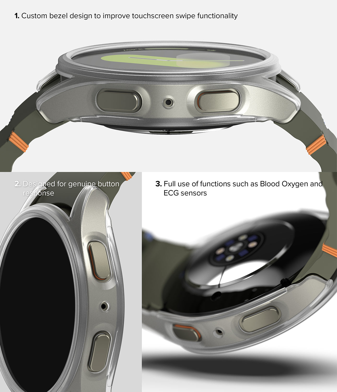 Galaxy Watch 7 44mm Case | Slim & Glass