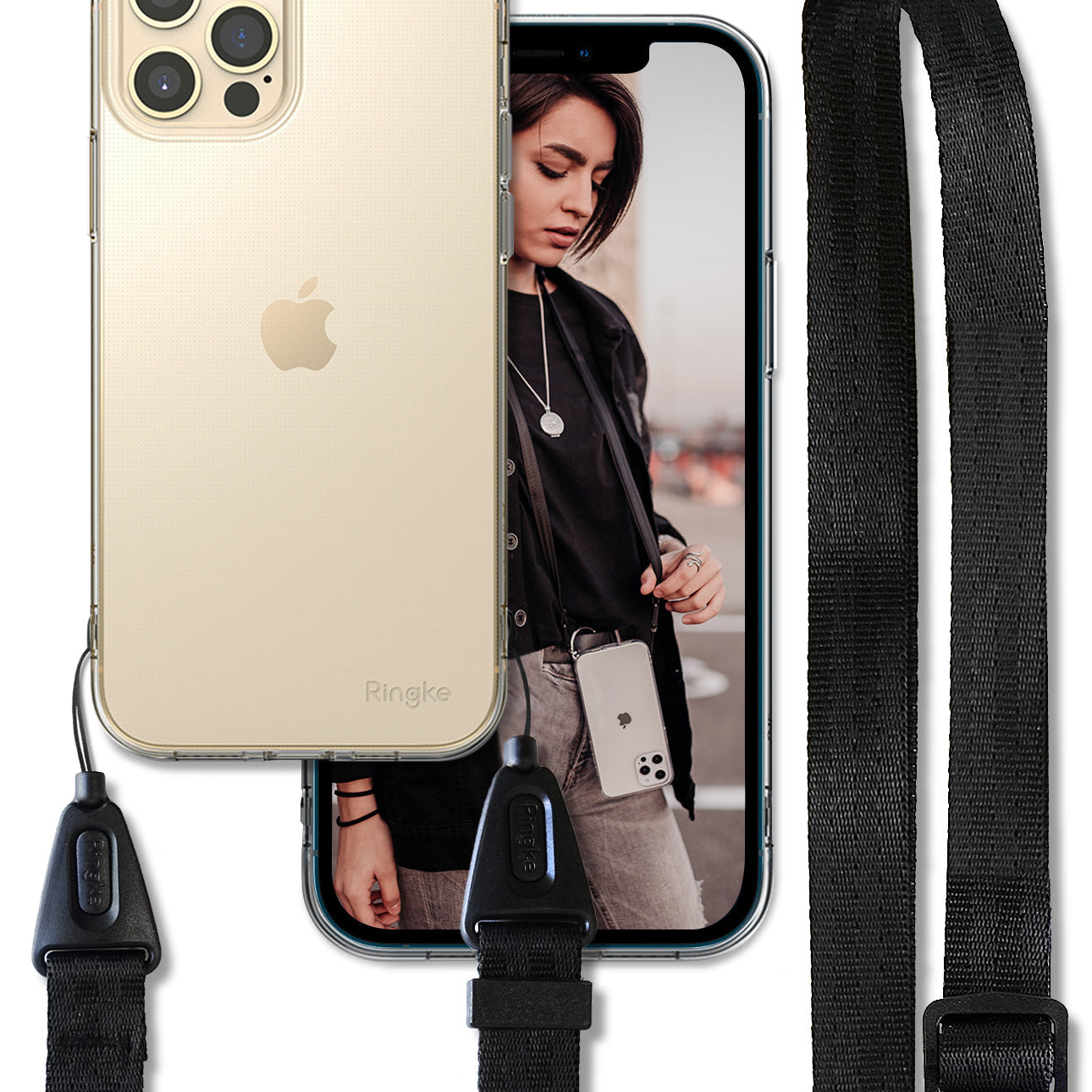 iPhone 12 Pro Max Case | Air + Shoulder Strap - Ringke Official Store