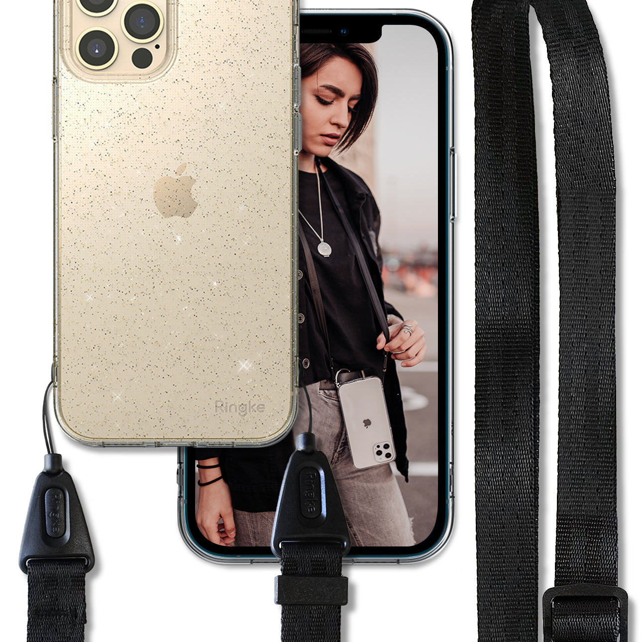 iPhone 12 Pro Max Case | Air + Shoulder Strap - Ringke Official Store