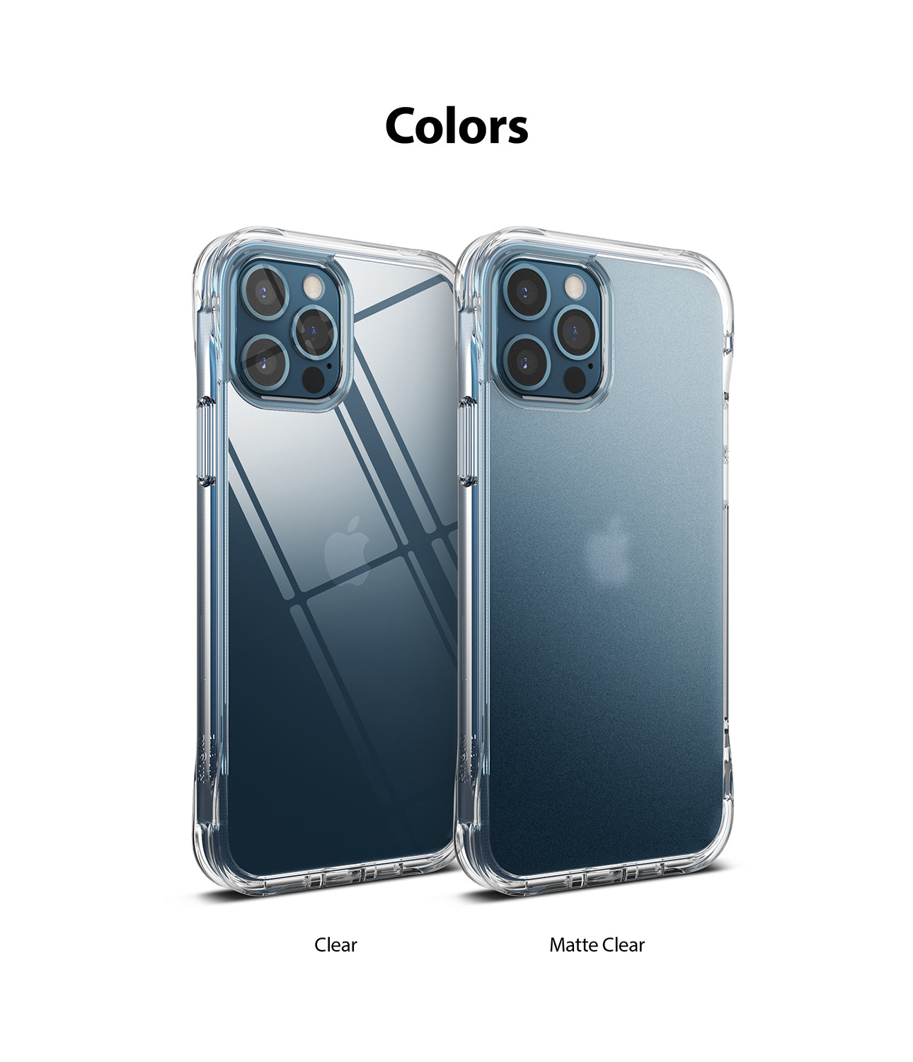 available in clear, matte clear