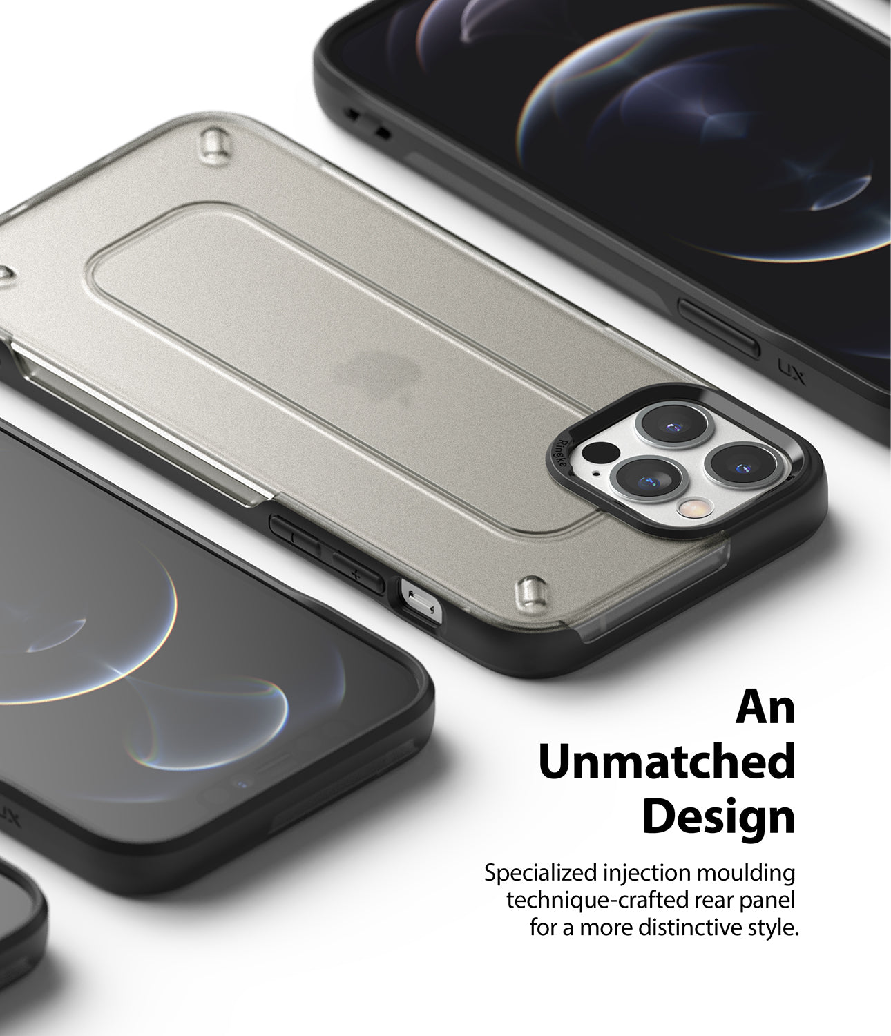 an unmatched design - specialized injection moulding technique-crafted rear panel for a more distinctive style