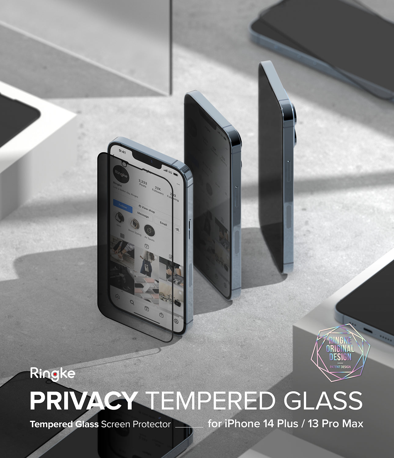 iPhone 14 Plus / 13 Pro Max Screen Protector | Privacy Glass