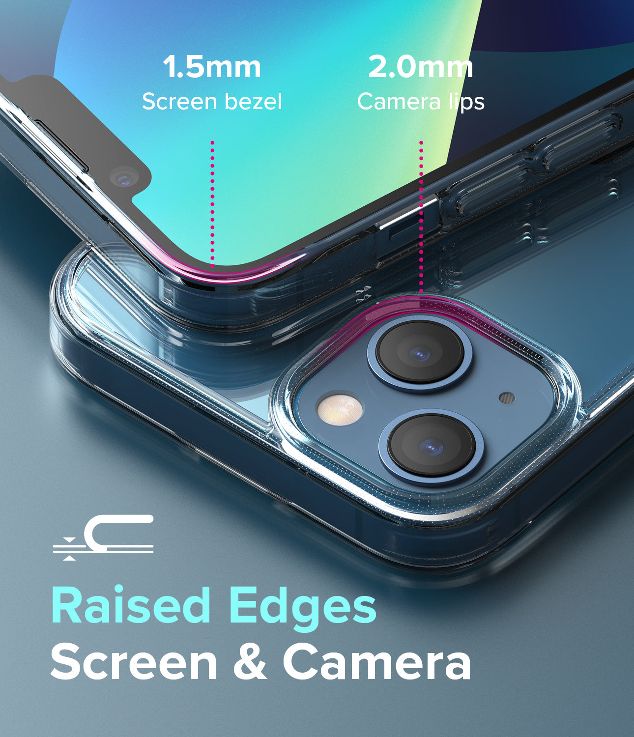 iPhone 13 Case | Fusion - Raised edges. Screen & Camera
