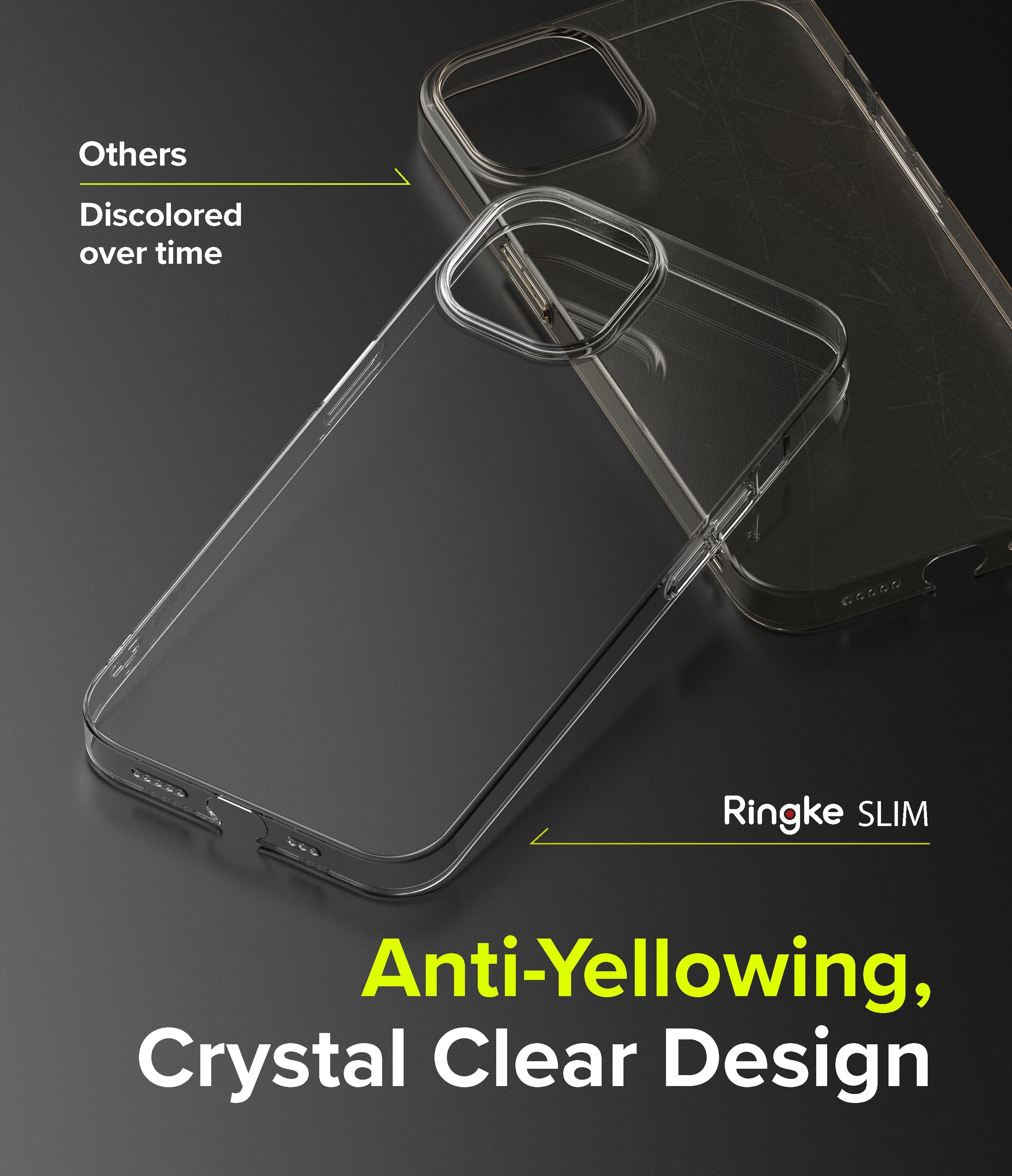 iPhone 13 Case | Slim - anti-Yellowing, Crystal Clear Design.