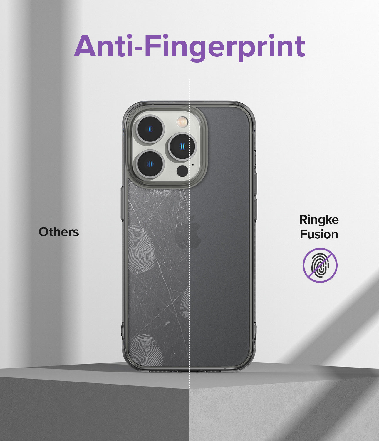 iPhone 14 Pro Max Case | Fusion Matte - Smoke Black - Anti-Fingerprint