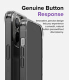 iPhone 14 Pro Max Case | Fusion Matte - Smoke Black - Genuine Button Response. Innovative, precise design lets you experience a smooth, natural button press without discrepancy.