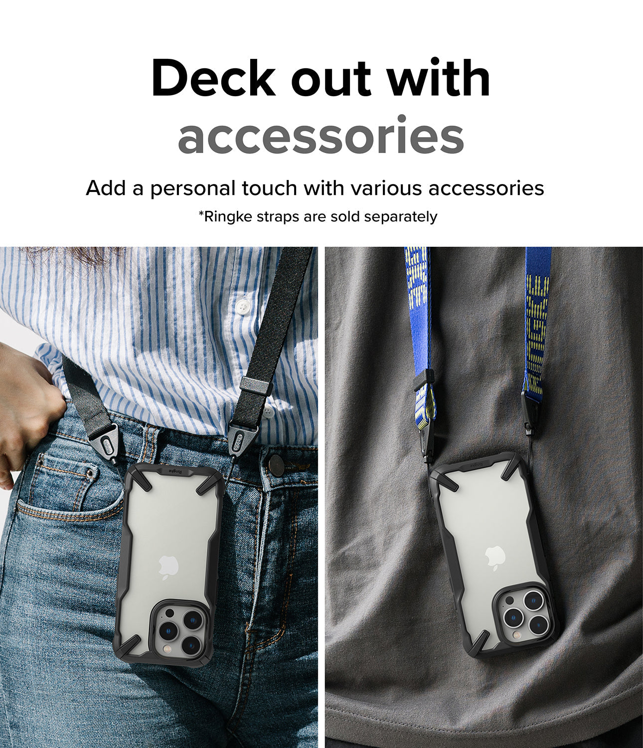 iPhone 14 Pro Max Case | Fusion-X - Black - Deck out with accessories. Add a personal touch with various accessories.