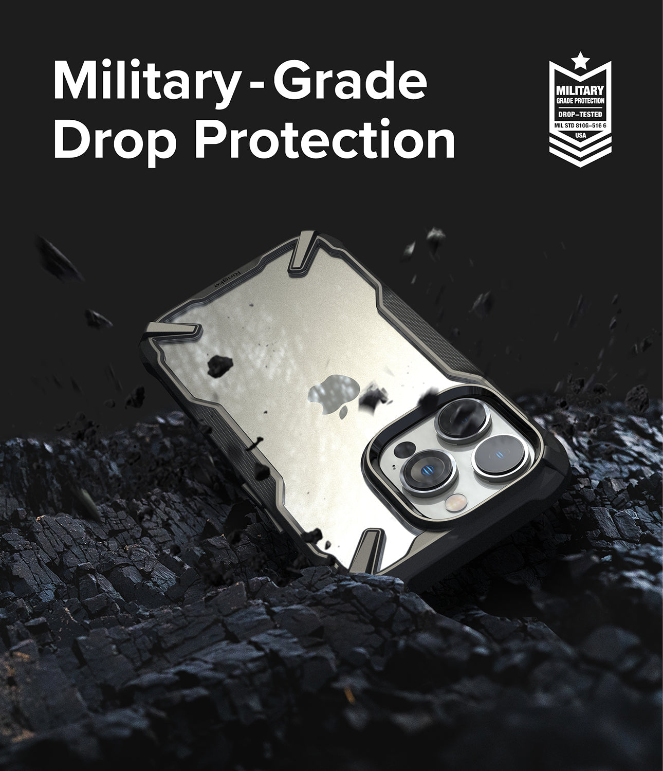 iPhone 14 Pro Max Case | Fusion-X - Black - Military-Grade Drop Protection