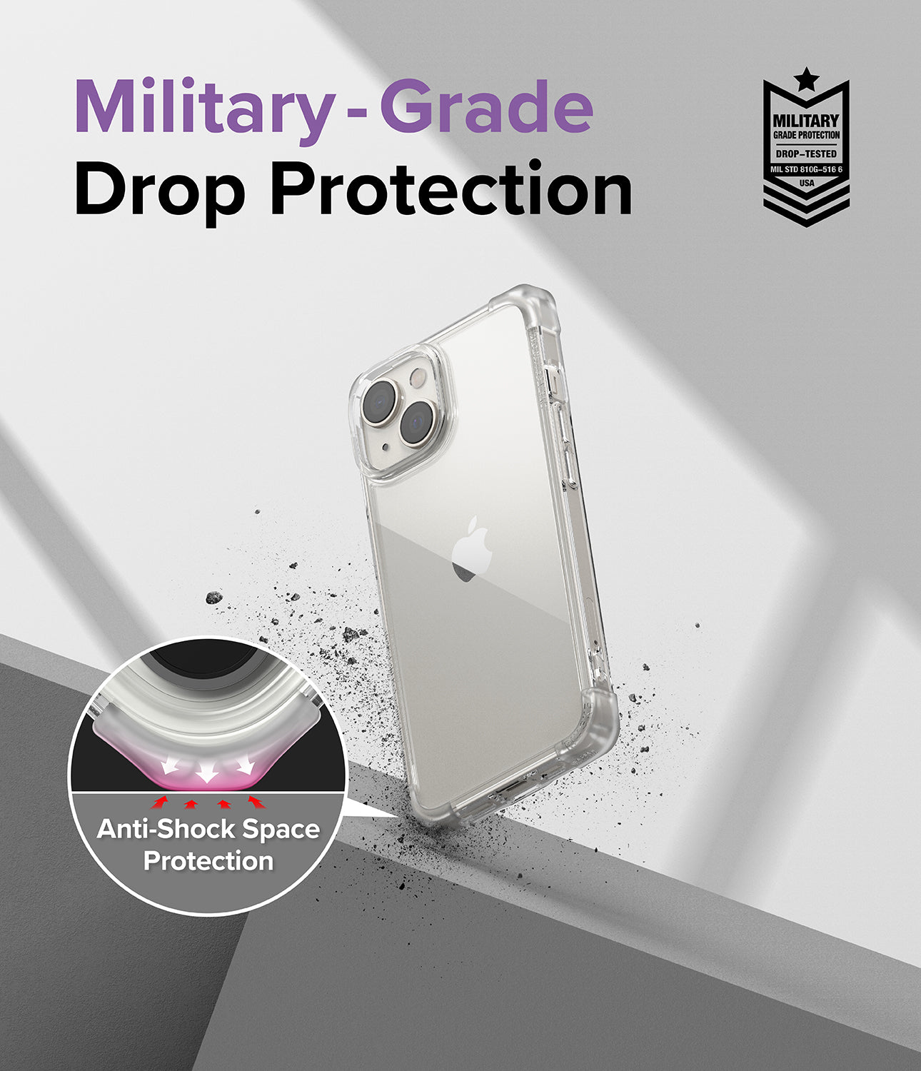 iPhone 14 Case | Fusion Bumper- Clear - Military-Grade Drop Protection