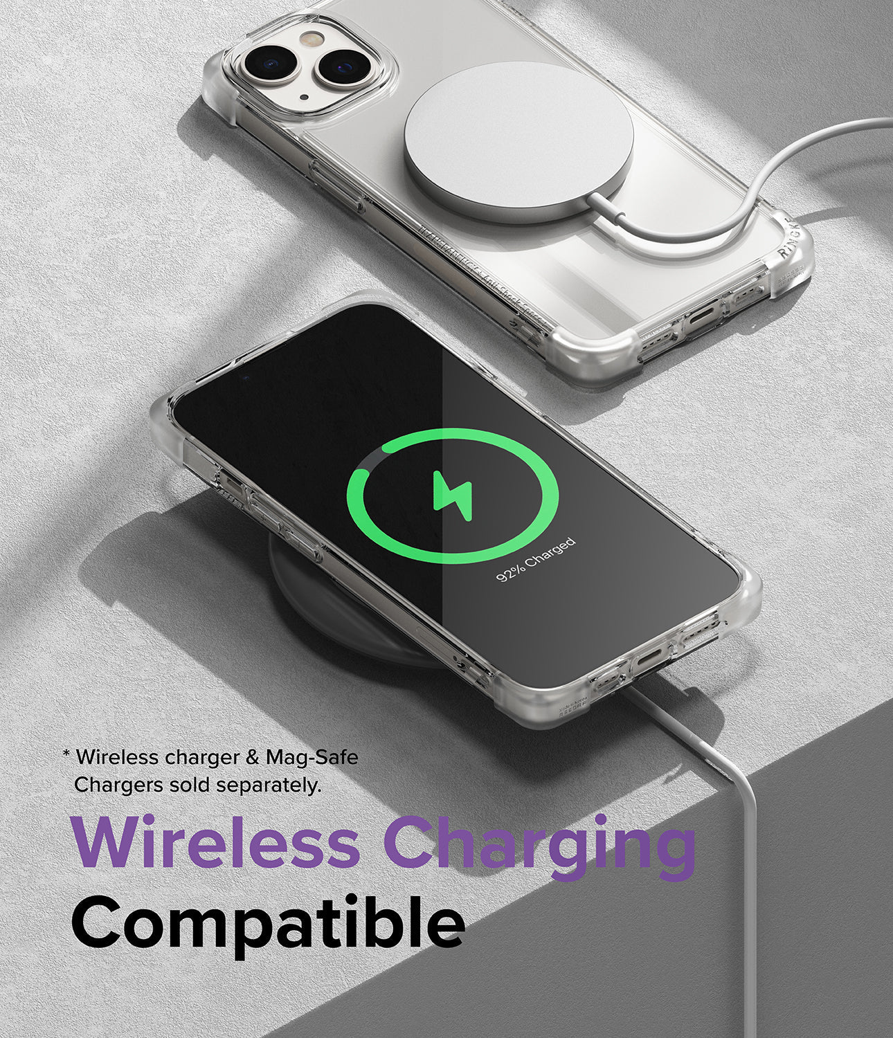 iPhone 14 Case | Fusion Bumper- Clear - Wireless Charging Compatible