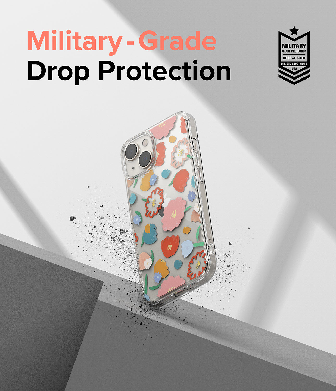 iPhone 14 Case | Fusion Design - Floral - Military-Grade Drop Protection