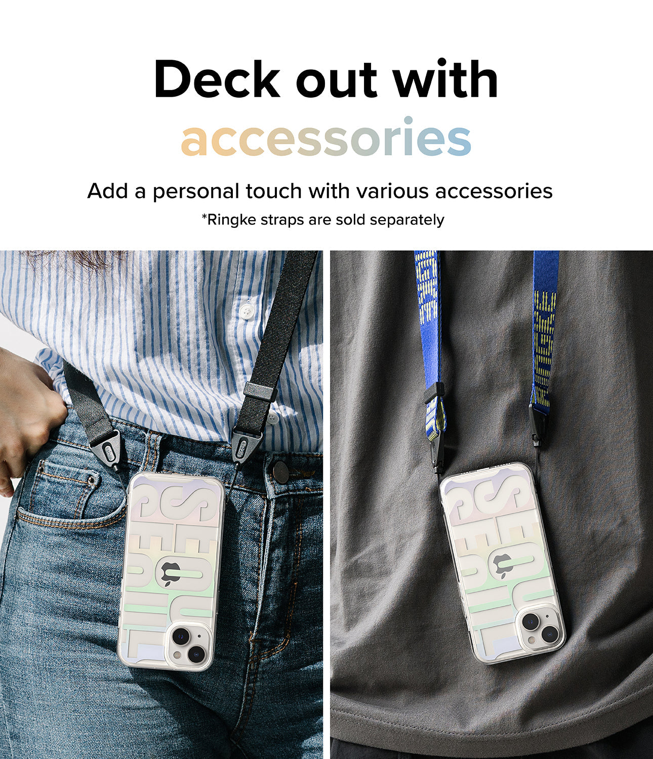 iPhone 14 Case | Fusion Design - Seoul - Deck out with accessories. Add a personal touch with various accessories.