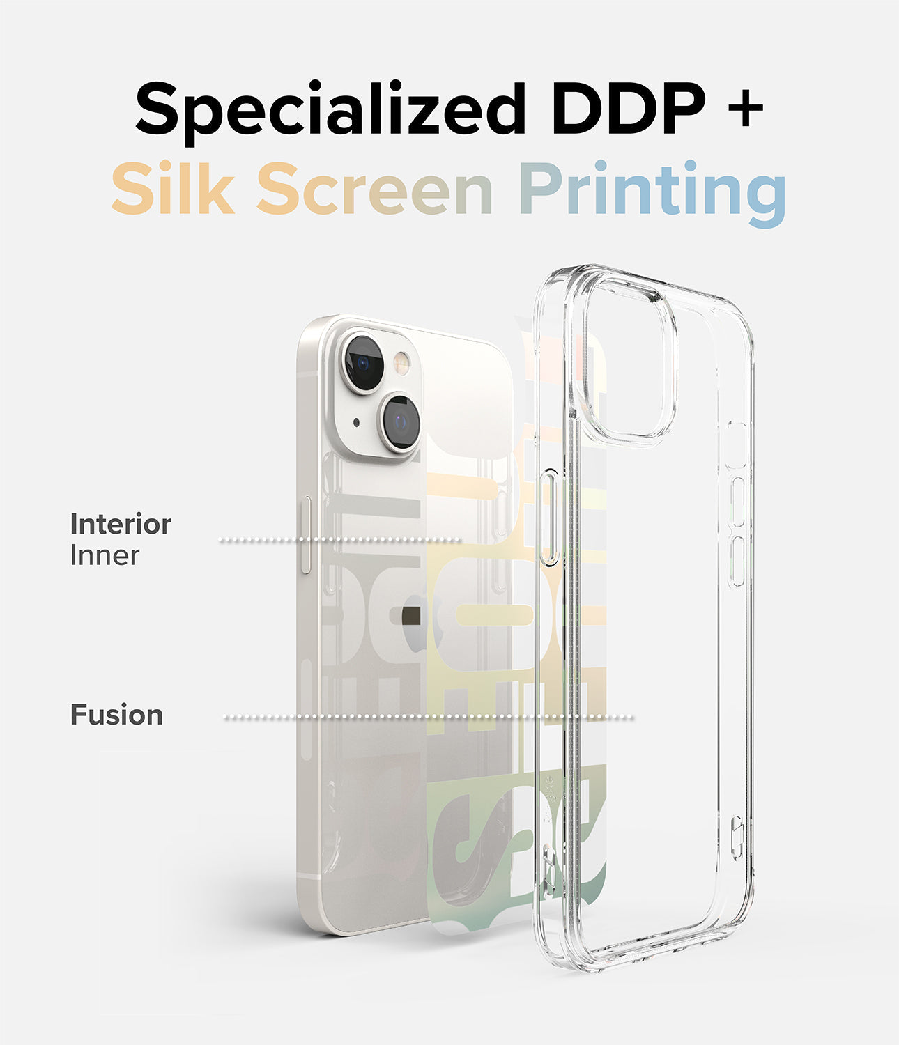 iPhone 14 Case | Fusion Design - Seoul - Specialized DDP+ Silk Screen Printing.