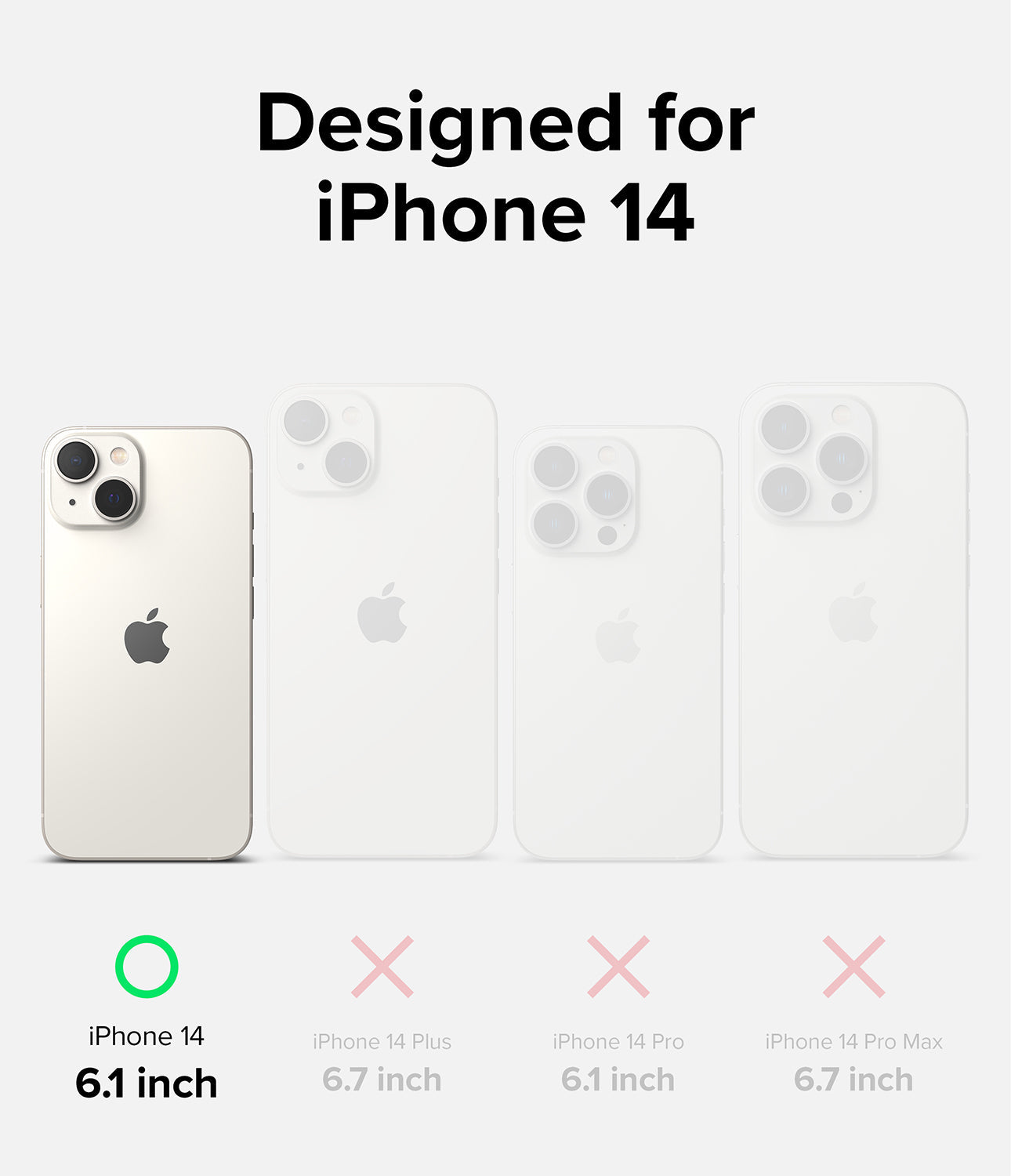 iPhone 14 Case | Silicone - Stone  - Designed for iPhone 14