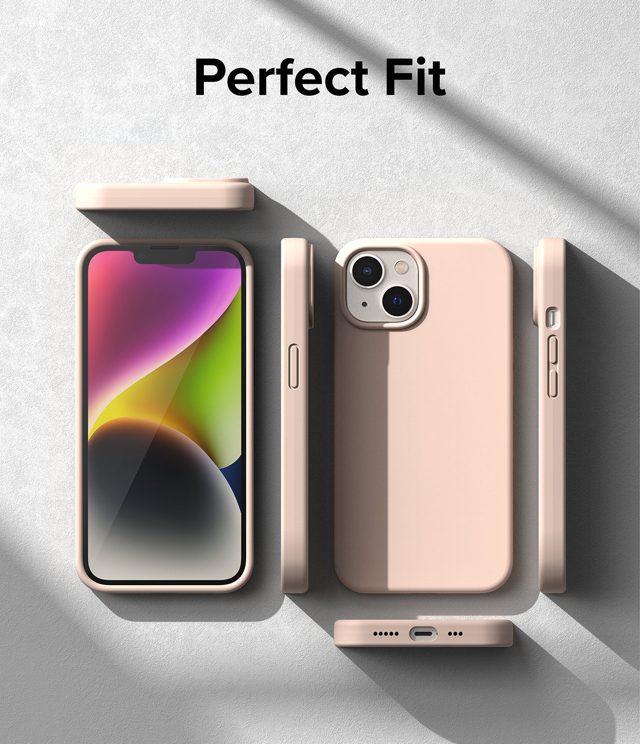 iPhone 14 Case | Silicone - Pink Sand - Perfect Fit