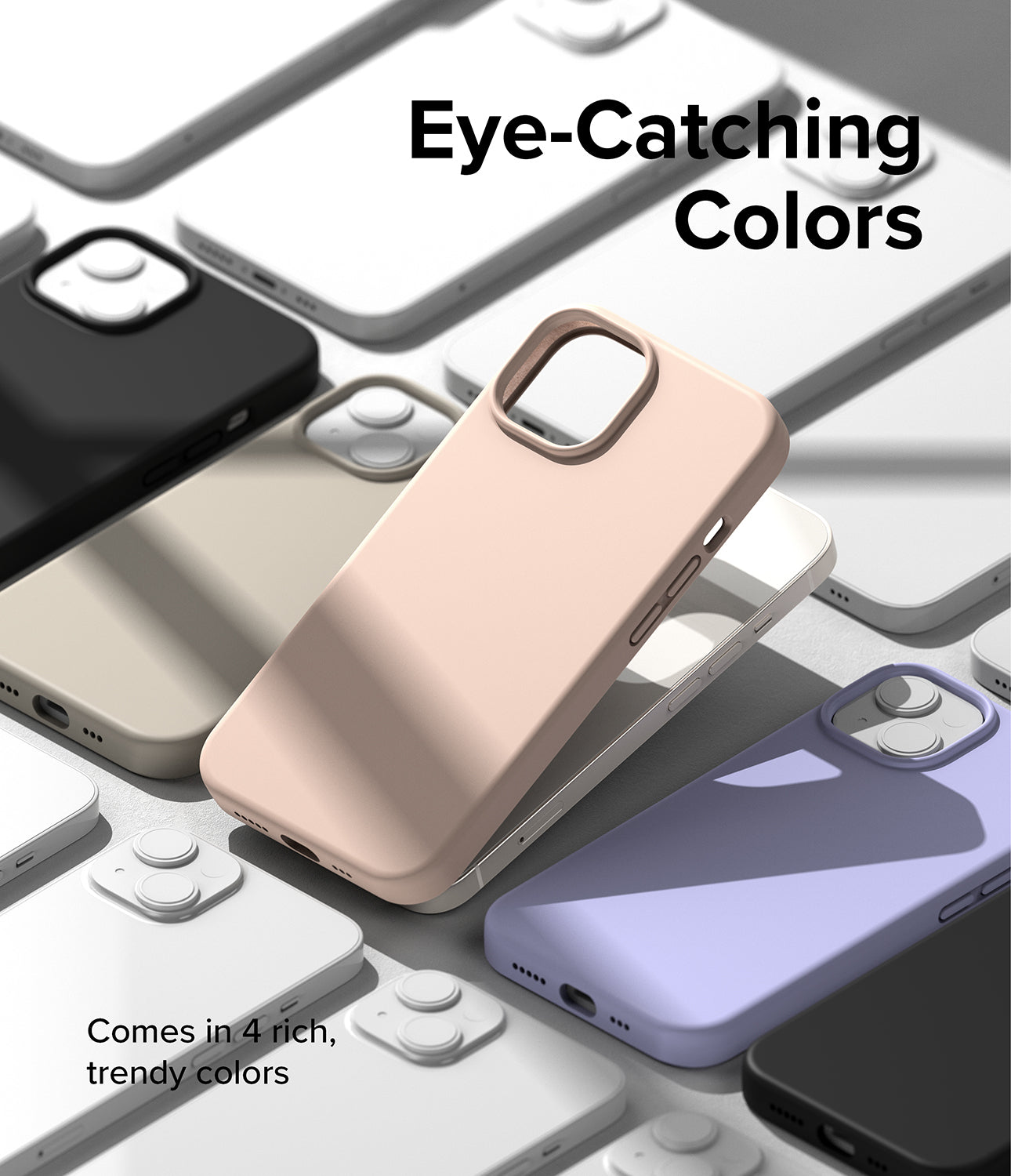 iPhone 14 Case | Silicone - Pink Sand - Eye-Catching Colors