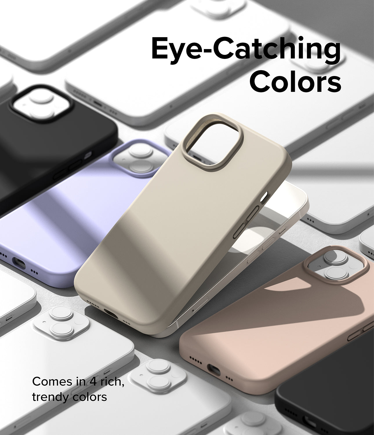 iPhone 14 Case | Silicone - Stone  - Eye-Catching Colors