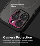 iPhone 15 Pro Max Case | Alles - Gun Metal - Camera Protection. Take pictures with confidence thanks to the Alles full-coverage design for the rear camera.