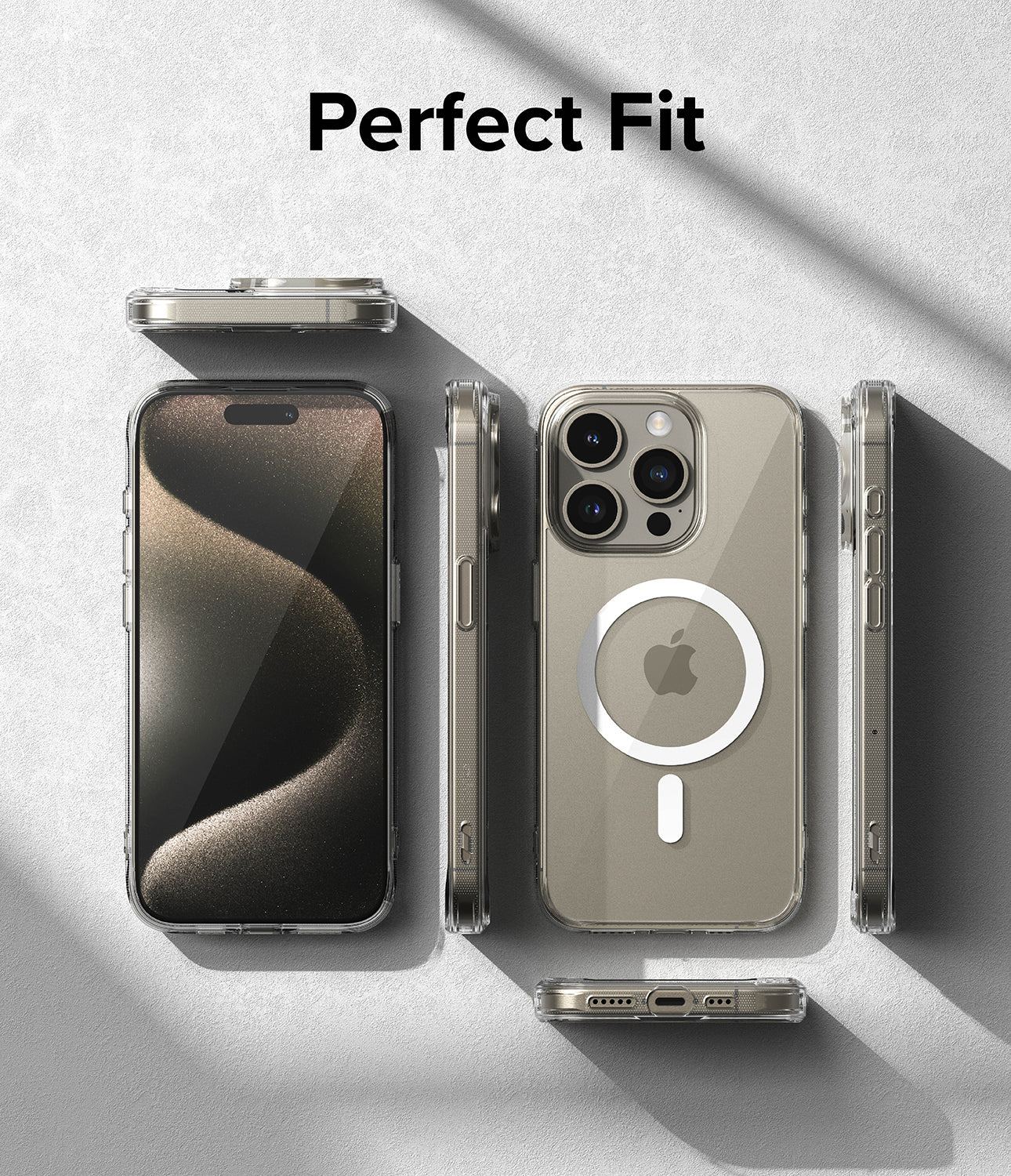 iPhone 15 Pro Max Case | Fusion Magnetic - Clear - Perfect Fit.