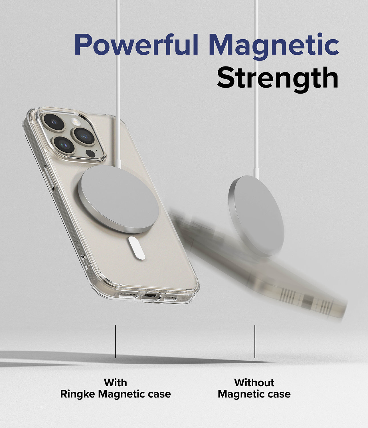 iPhone 15 Pro Max Case | Fusion Magnetic - Matte CleariPhone 15 Pro Max Case | Fusion Magnetic - Matte Clear - Powerful Magnetic Strength.