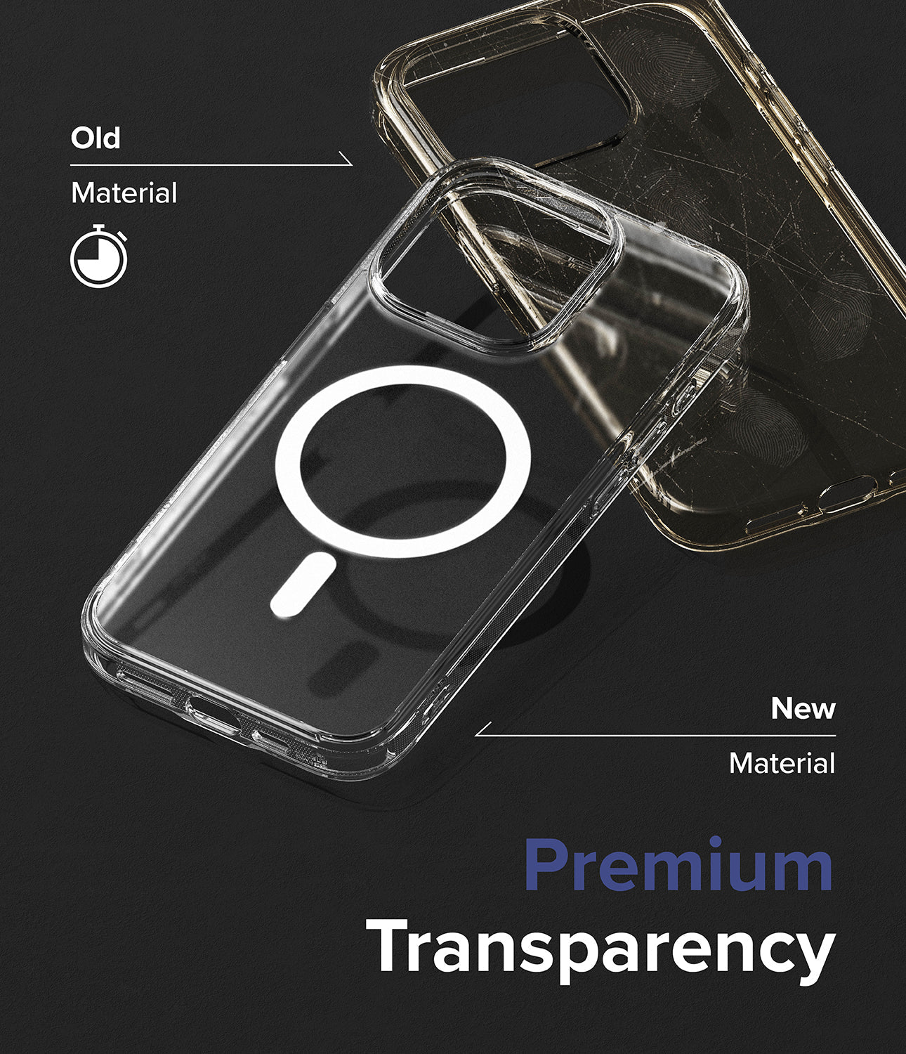 iPhone 15 Pro Max Case | Fusion Magnetic - Matte CleariPhone 15 Pro Max Case | Fusion Magnetic - Matte Clear- Premium Transparency.