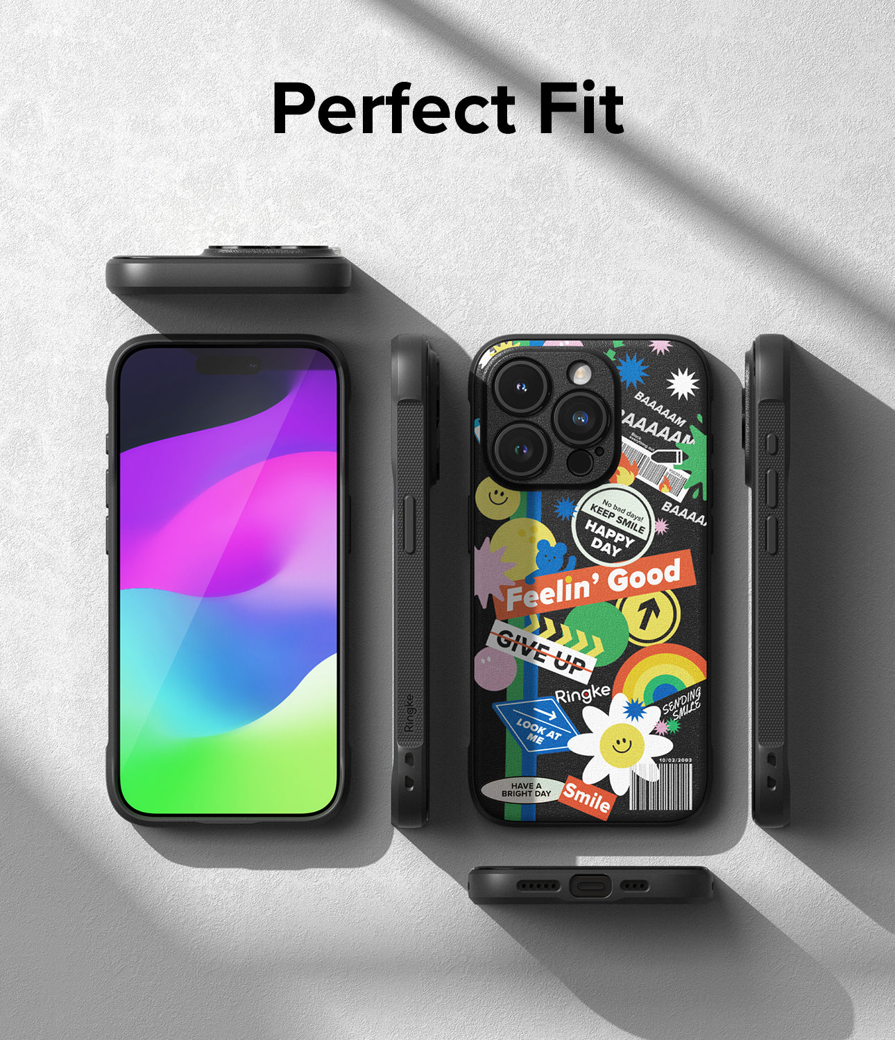 iPhone 15 Pro Max Case | Onyx Design - Sticker - Perfect Fit.