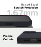 iPhone 15 Pro Max Case | Silicone Magnetic - Deep Blue - Raised Bezel Scratch Protection and Precise Cutouts.