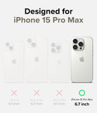 iPhone 15 Pro Max Case | Silicone Magnetic - Stone - Designed for iPhone 15 Pro Max