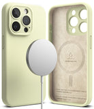 iPhone 15 Pro Max Case | Silicone Magnetic - Sunny Lime