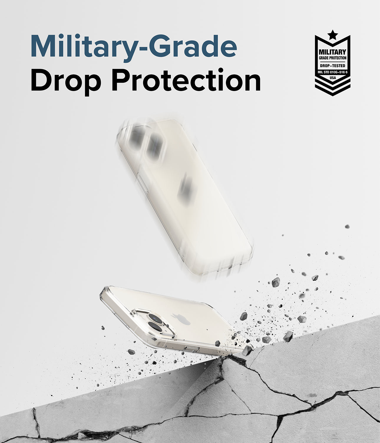 iPhone 15 Plus Case | Fusion - Clear- Military-Grade Drop Protection