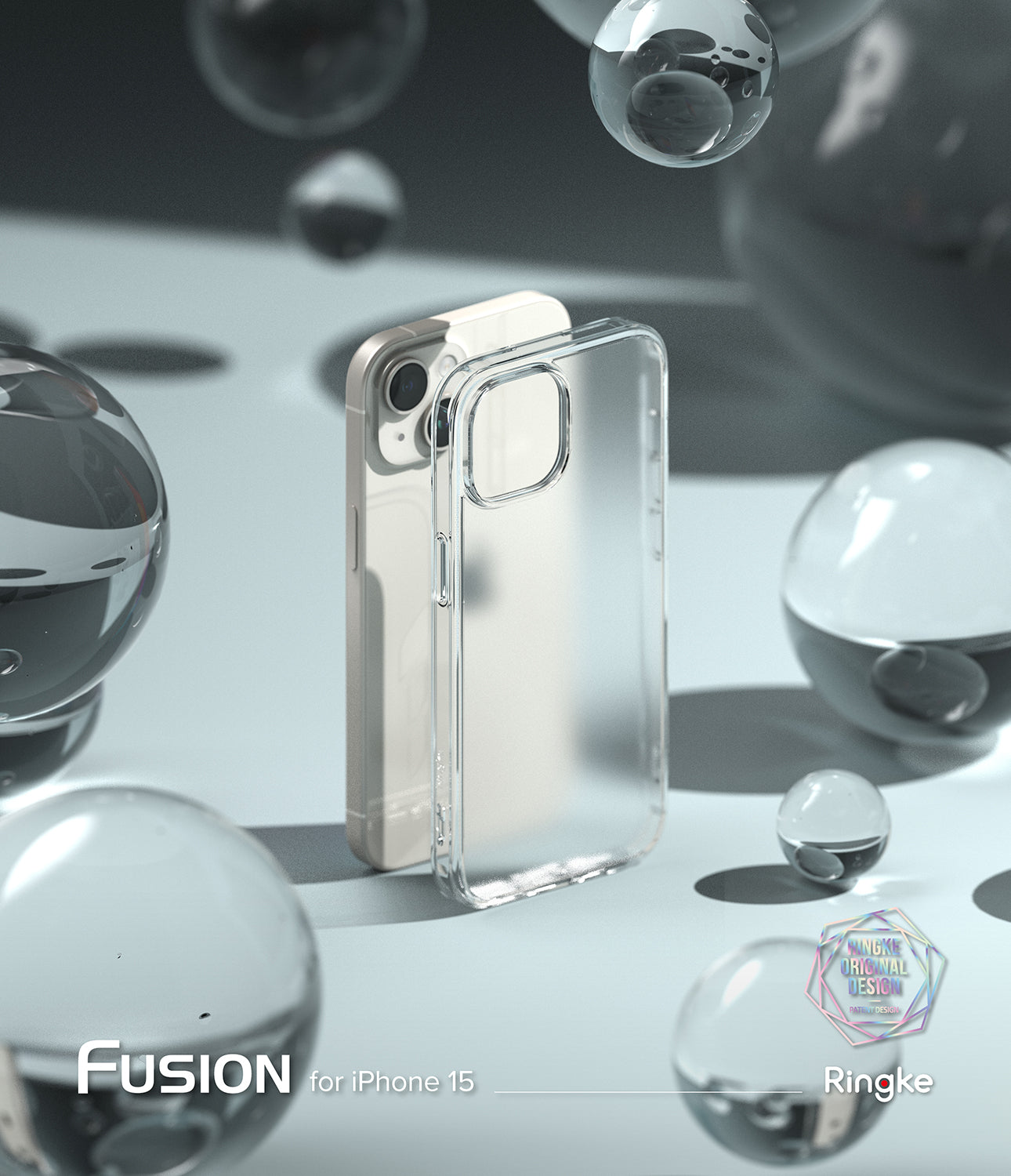 iPhone 15 Plus Case | Fusion - Matte Clear - By Ringke