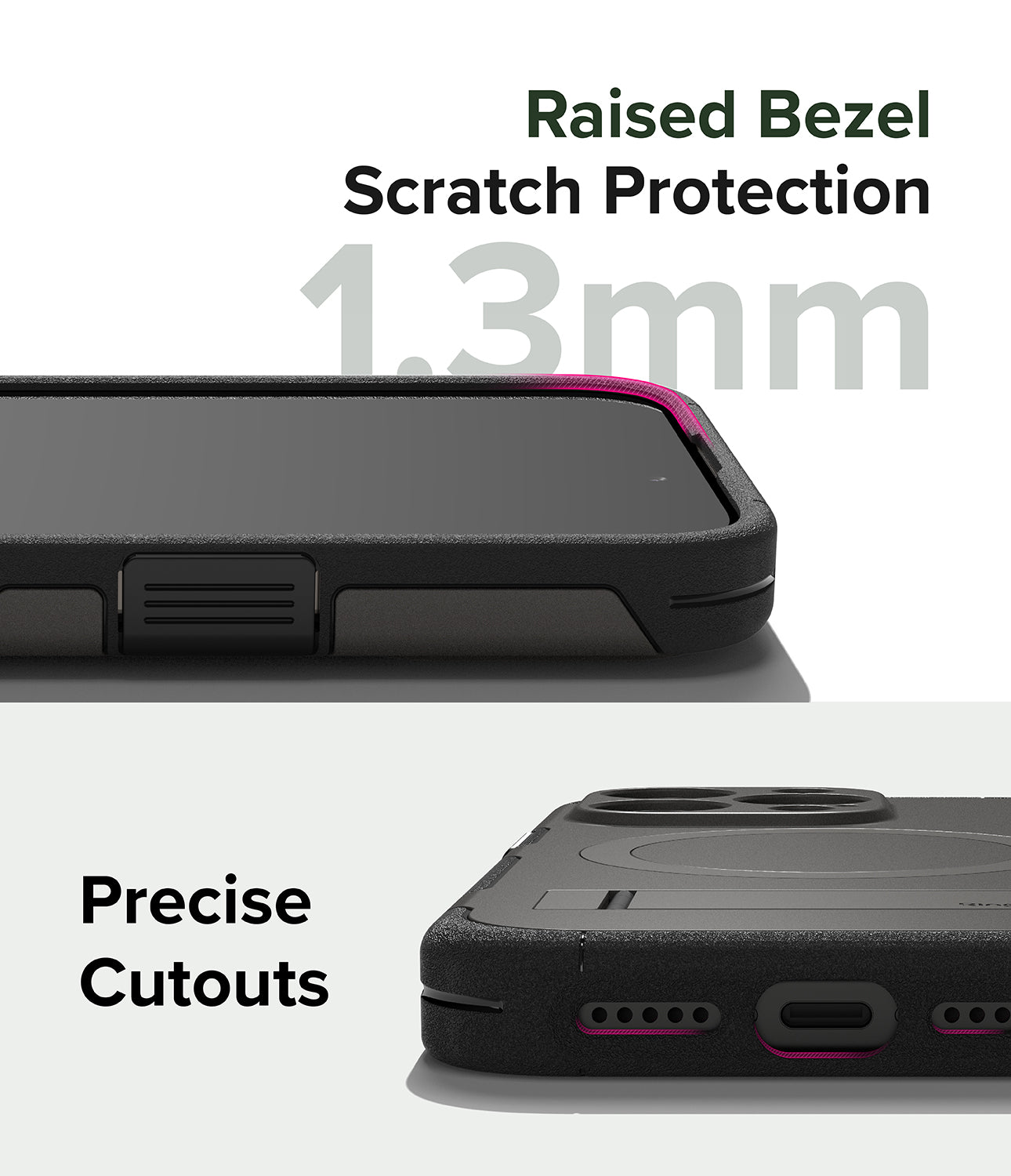 iPhone 15 Pro Case | Alles - Gun Metal - Raised Bezel Scratch Protection. Precise Cutouts.