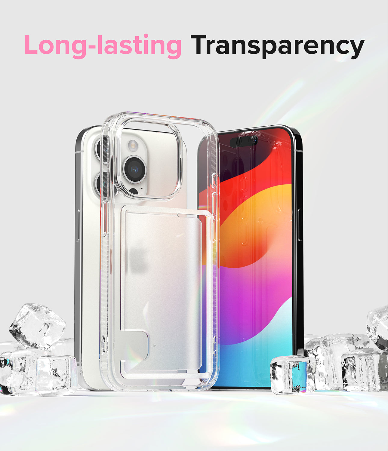 iPhone 15 Pro Case | Fusion Card - Lasting-lasting Transparency