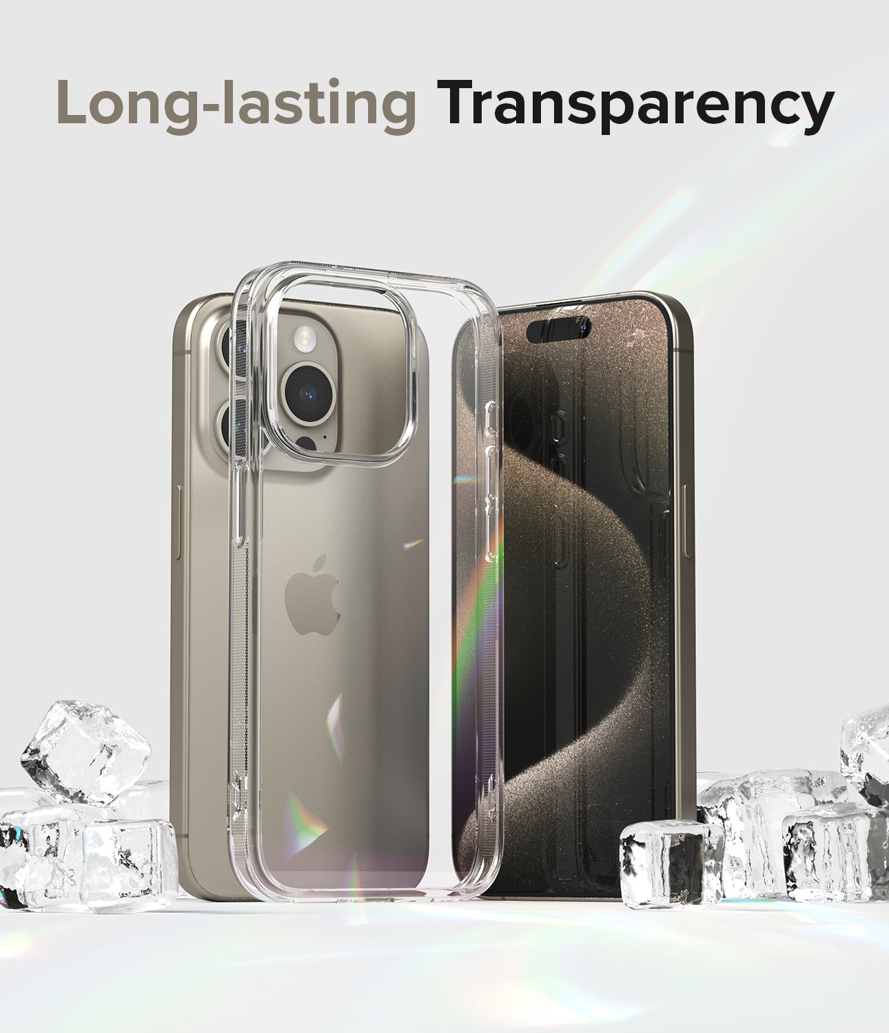 iPhone 15 Pro Case | Fusion - Clear- Long-lasting Transparency.