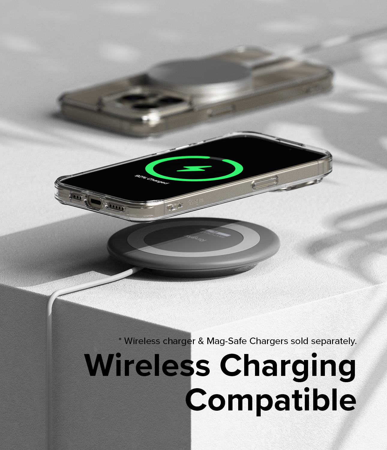 iPhone 15 Pro Case | Fusion - Clear - Wireless Charging Compatible.