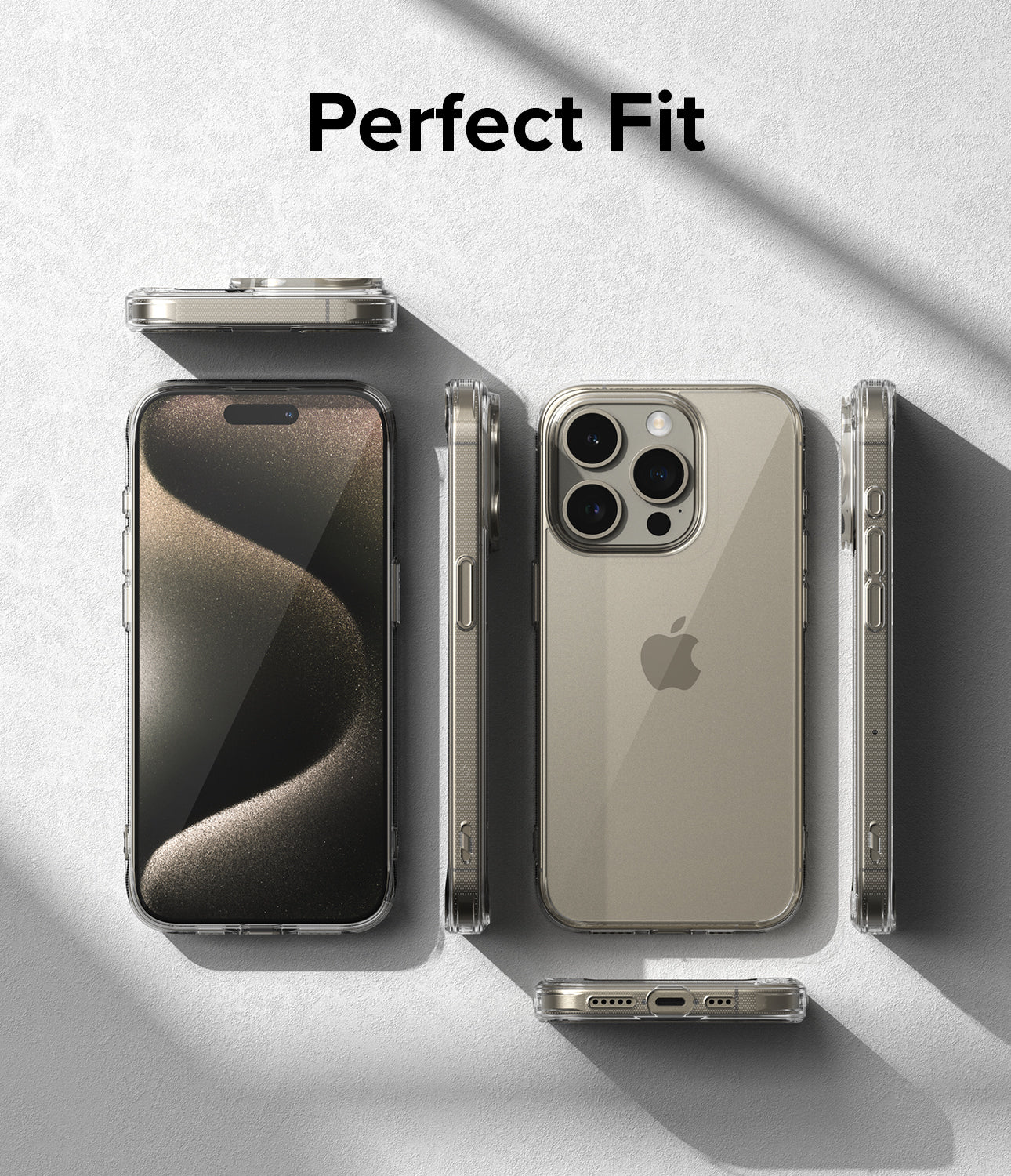 iPhone 15 Pro Case | Fusion - Clear - Perfect Fit.